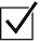 チェックマークのアイコン