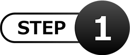 ステップ1のアイコン