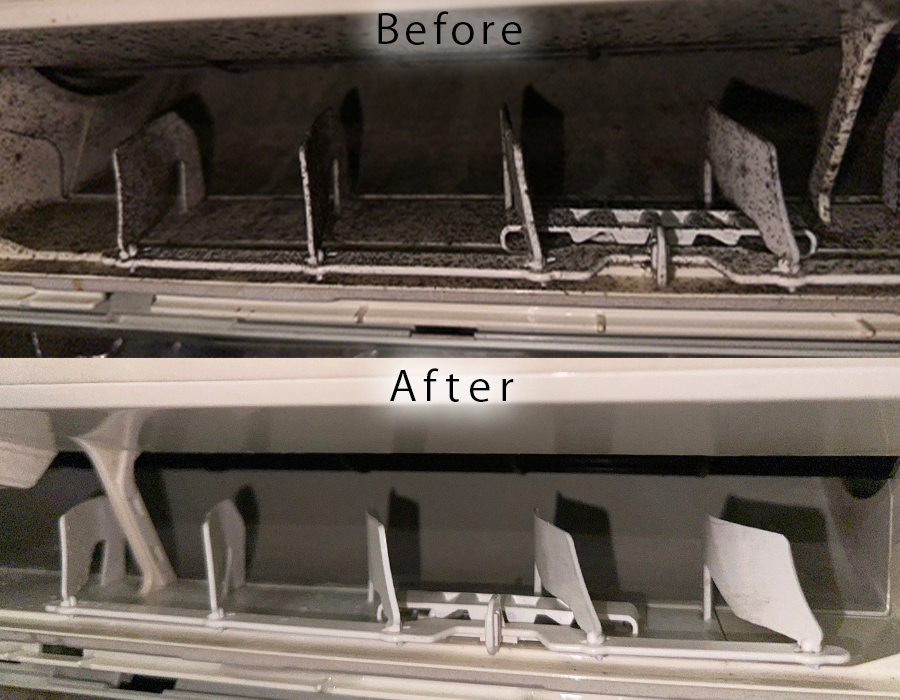 エアコンのビフォーアフター画像